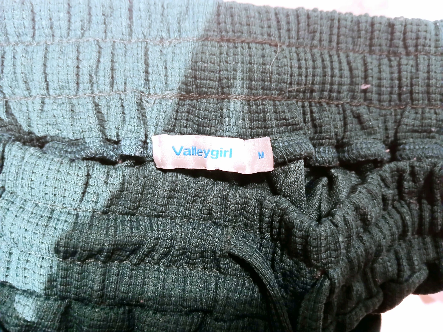 Women Medium Valleygirl Green Wide Leg Pants - photo 2