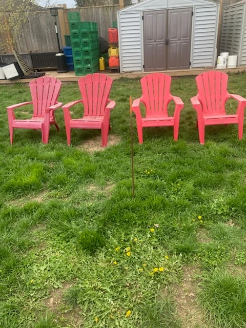 Red Adirondack Chairs - photo 2