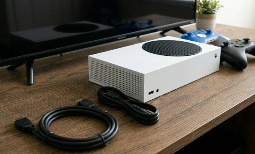 Xbox Series S + 2 controlles + batteries - photo 3