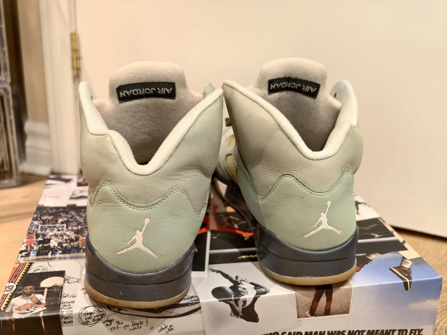 Air Jordan 5 Retro 'Jade Horizon' Sneakers Size 13 US Men's - photo 3