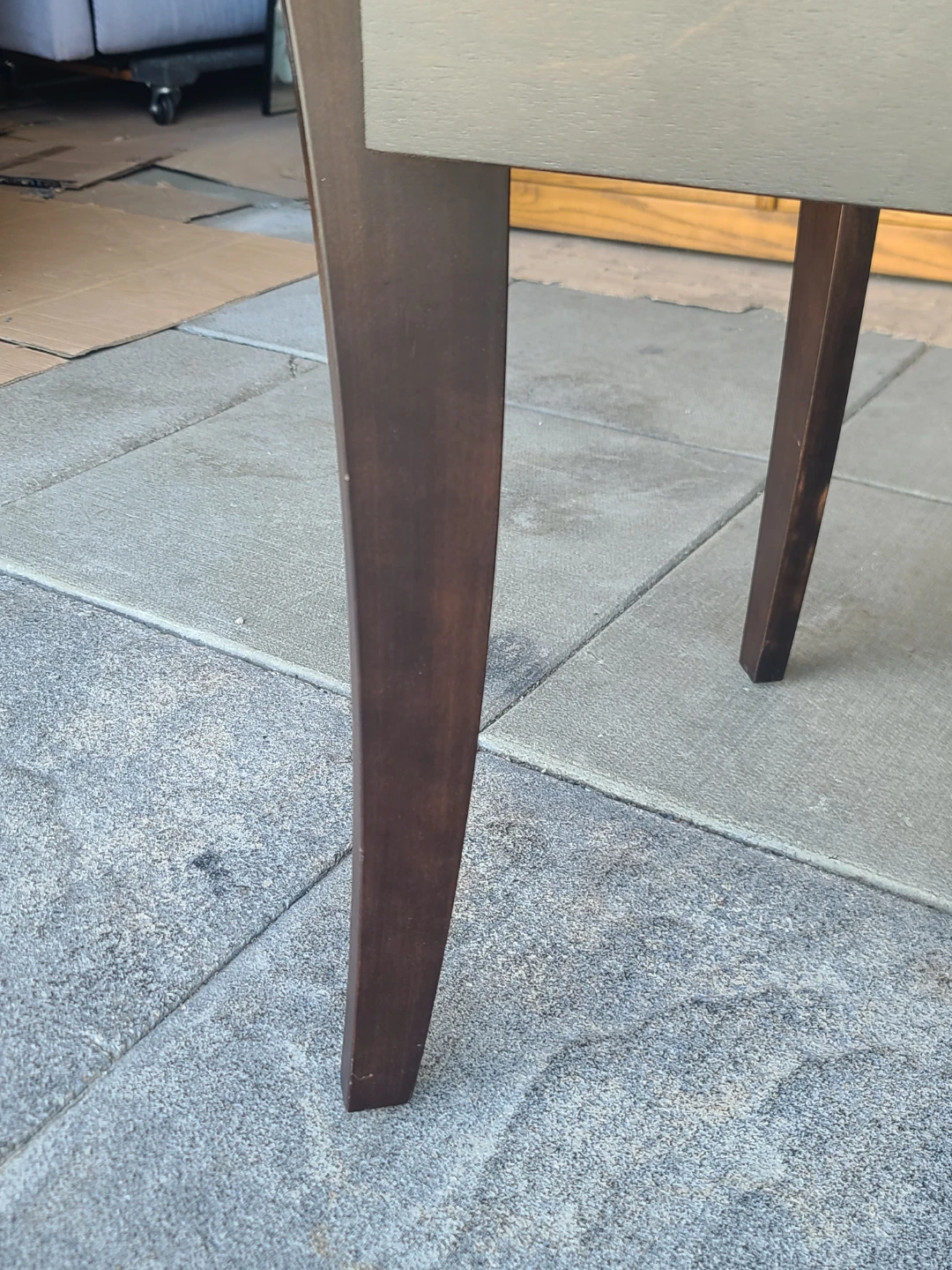 Dark Wood End Table - photo 4