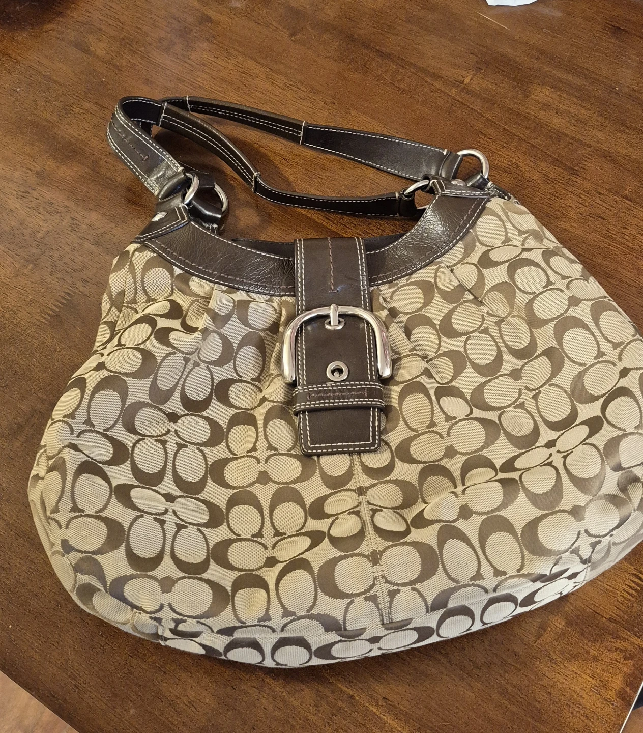 Coach Signature Canvas Hobo Bag - photo 2