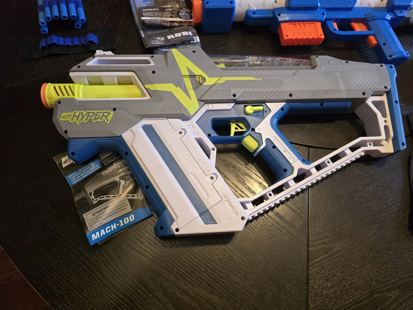 Nerf Hyper Mach-100 and Rival Blasters Set with Accessories - photo 2