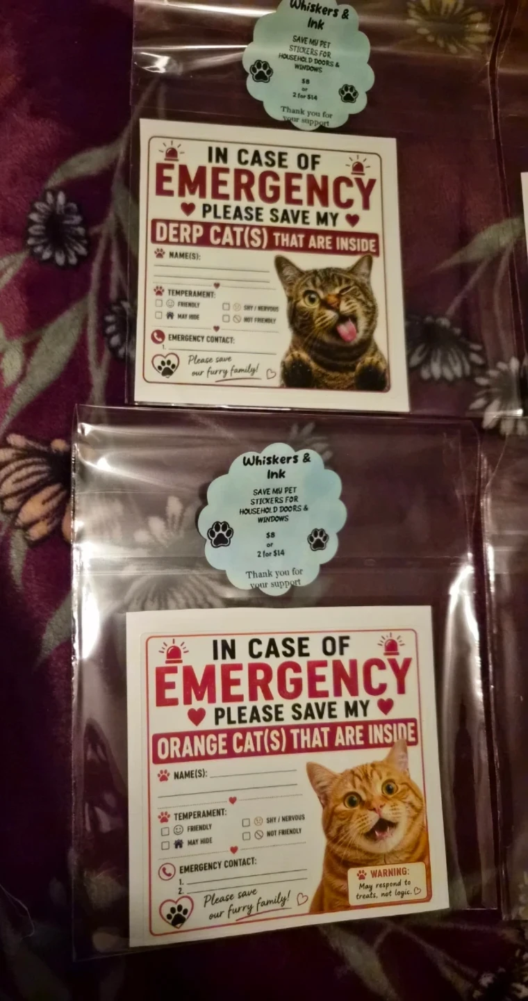 Unique/Customized- Save My Pet Stickers - photo 2
