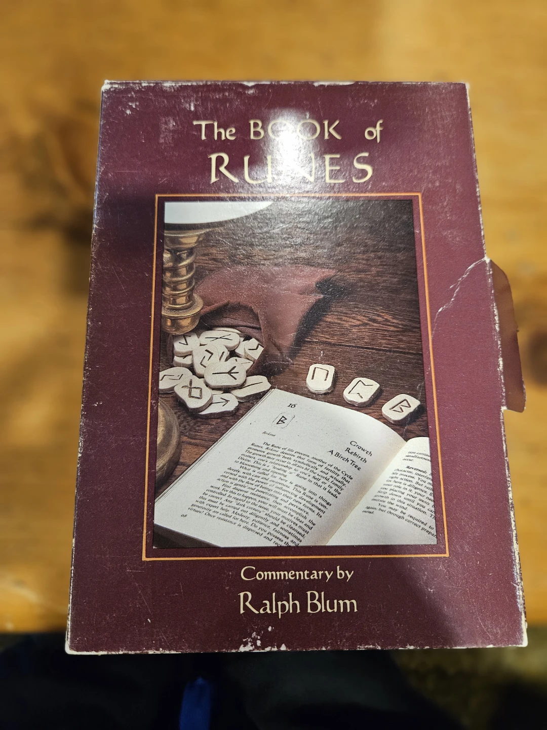 The Book of Runes by Ralph Blum with Rune Stones - photo 2