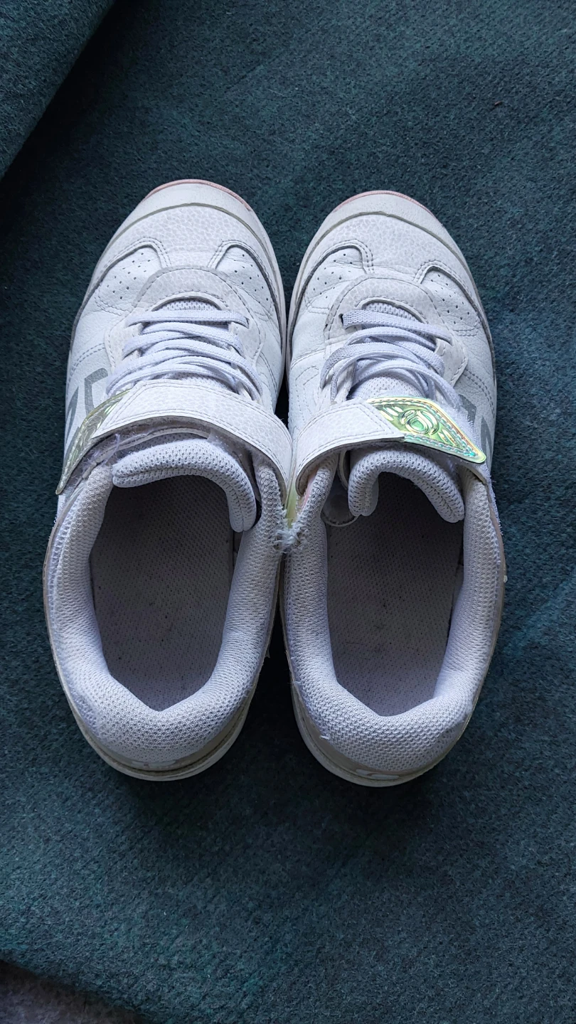 Artengo Jr White Iridescent Tennis Shoes