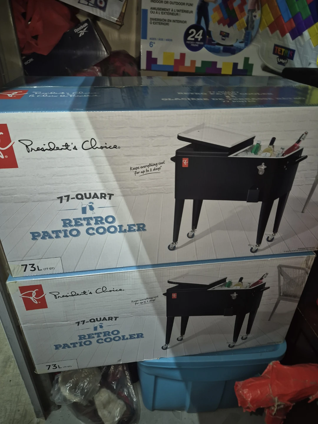 New! $150 for 1 or $275 for 2 OBO PC 77-Quart Retro Patio Cooler