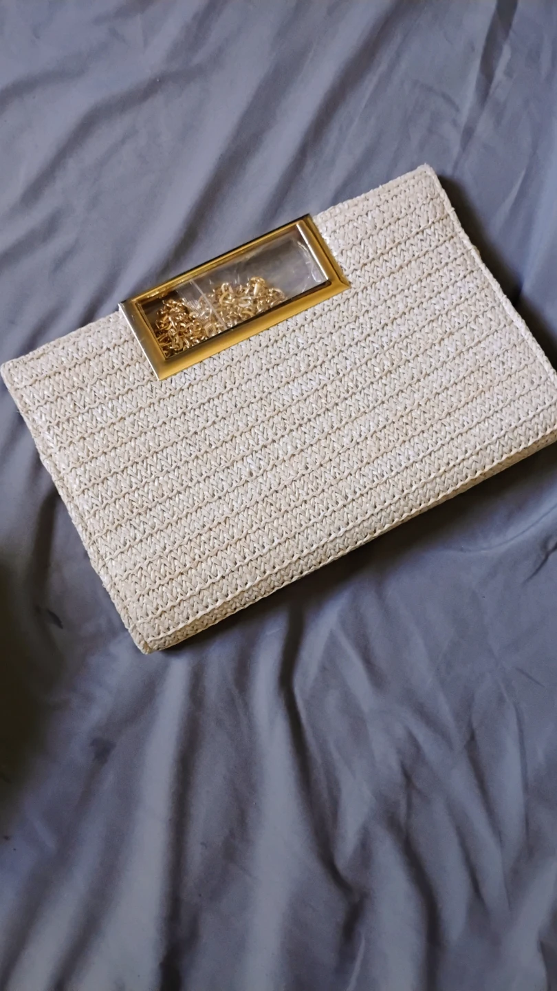 Beige Clutch Purse