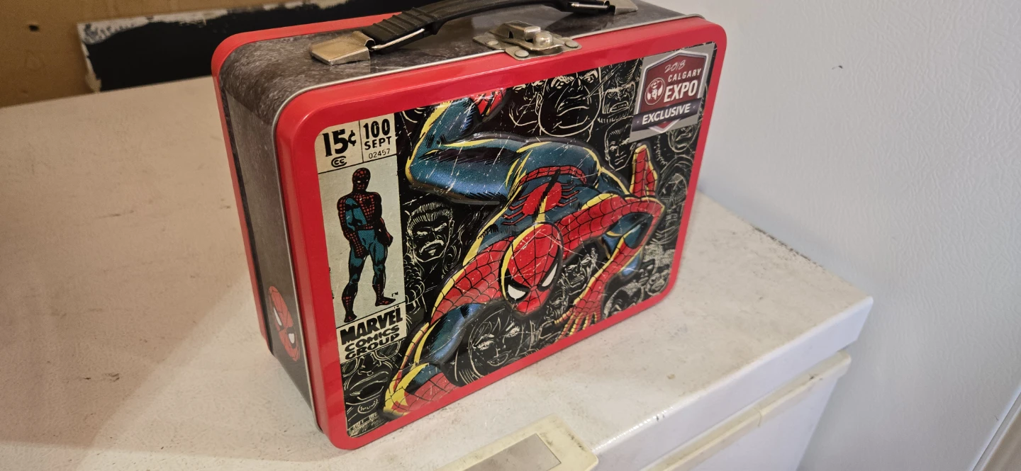 2018 Calgary Expo Exclusive Spiderman Lunchbox