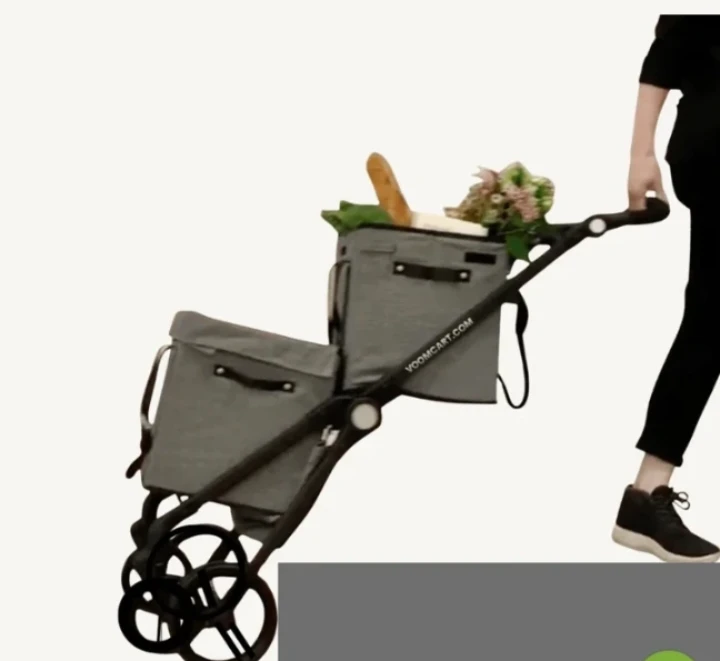 Voomcart Shopping Cart with Two Insulated Bags - photo 2