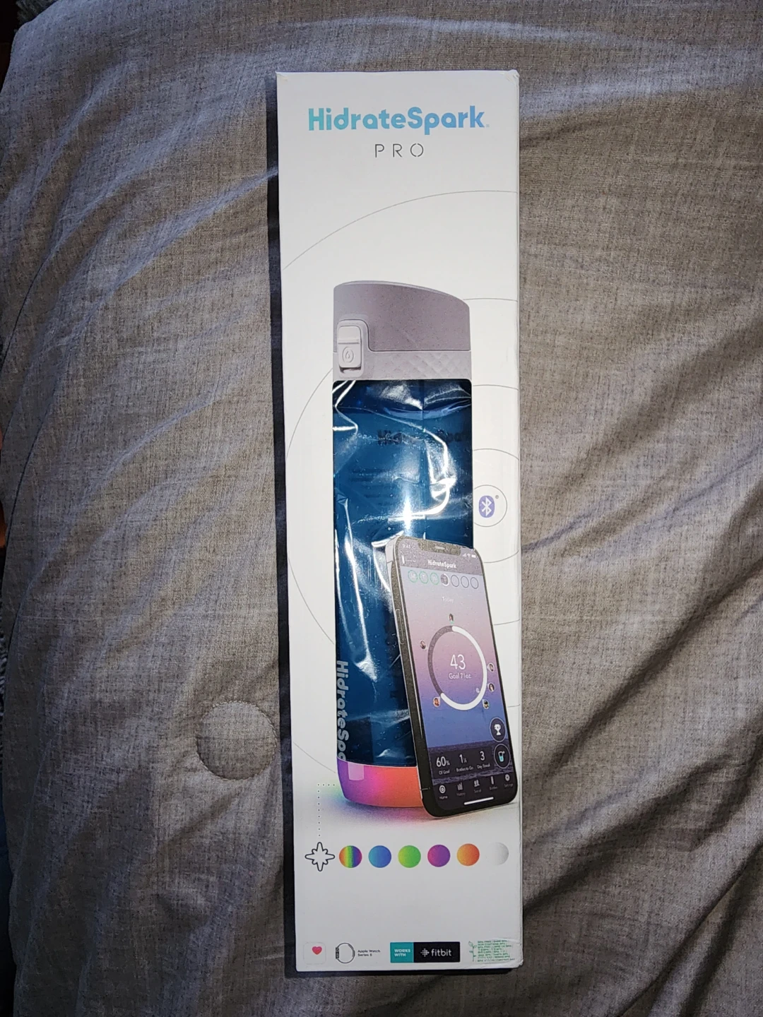 HidrateSpark PRO Smart Water Bottle - Blue - photo 4