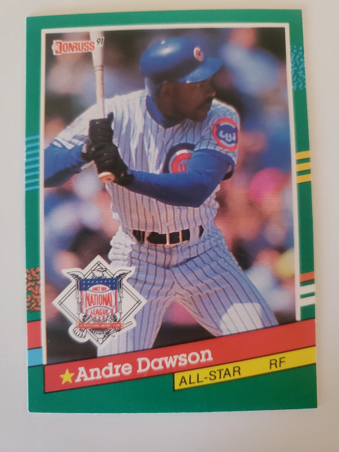 1991 Donruss Andre Dawson Baseball Card