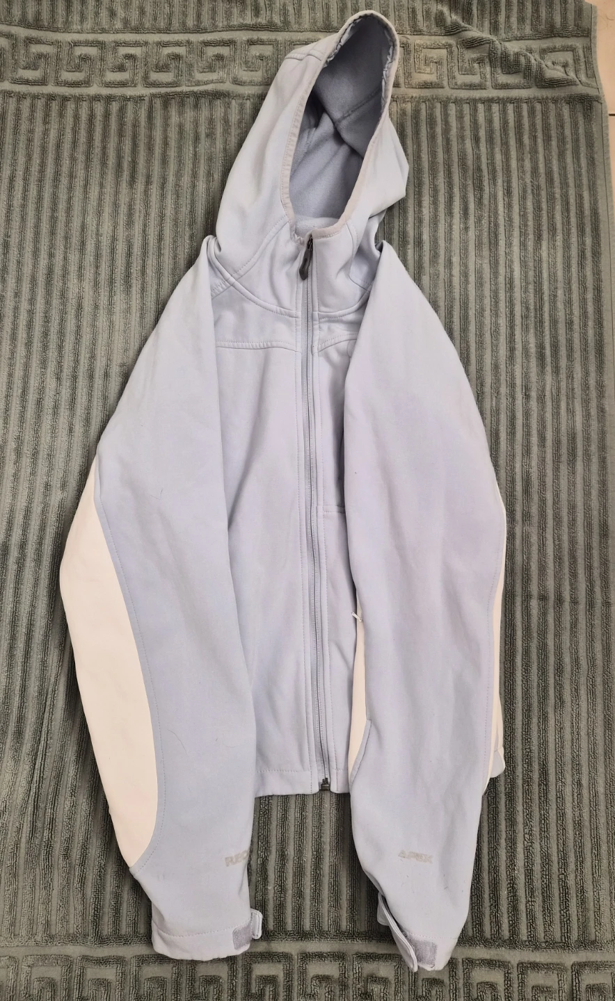 Womans TheNorthFace Jacket - Light Blue/White