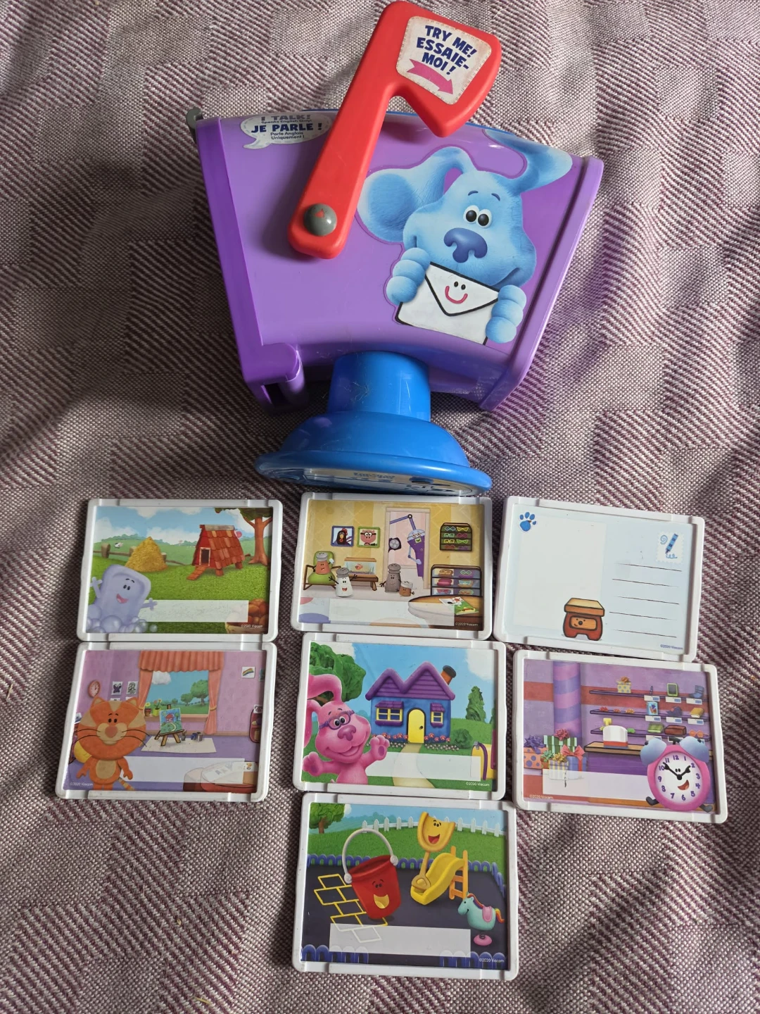 Blue's Clues Toy Mailbox with Interactive Cards