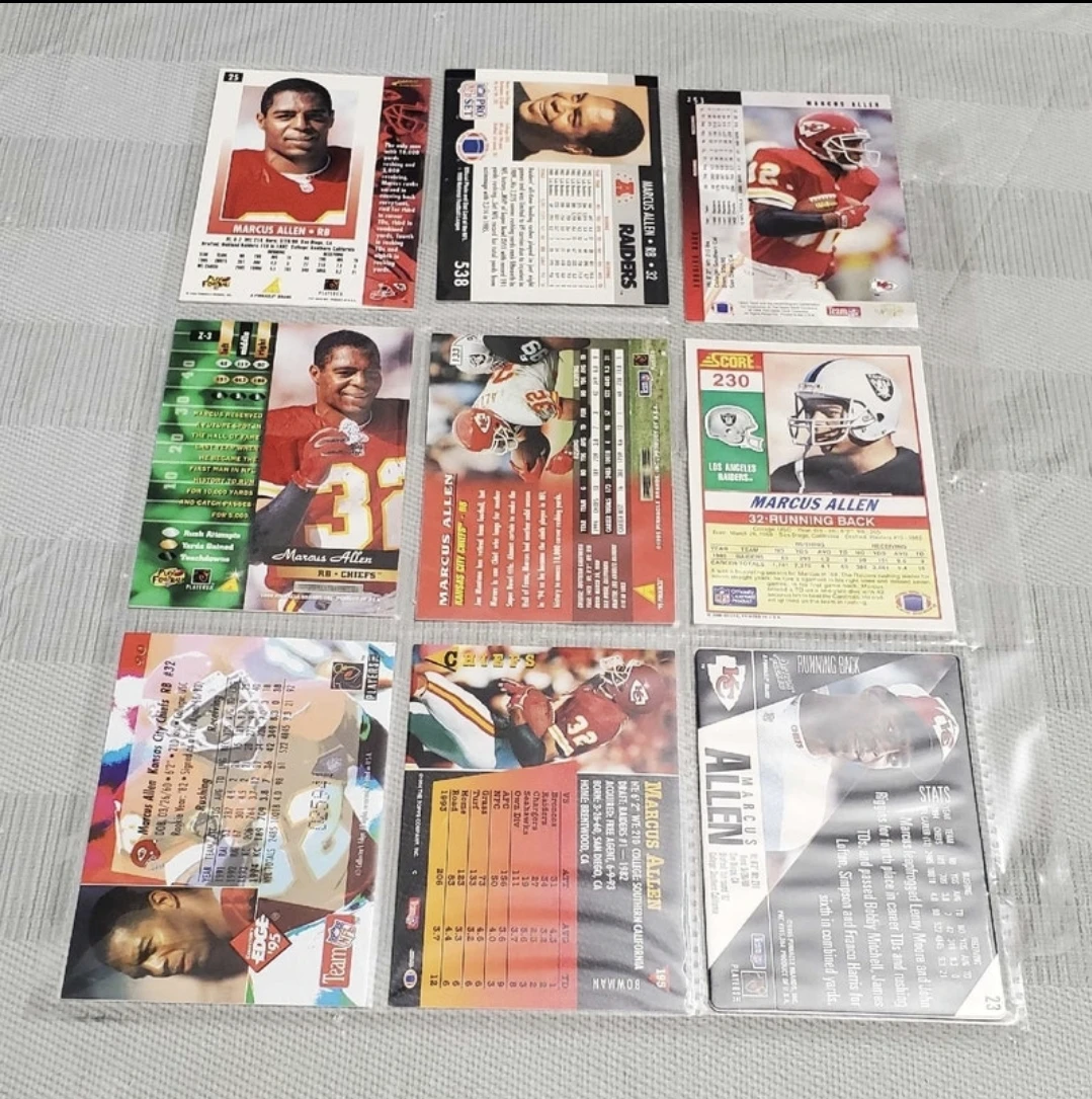 36 Card NFL HOF Marcus Allen - photo 3