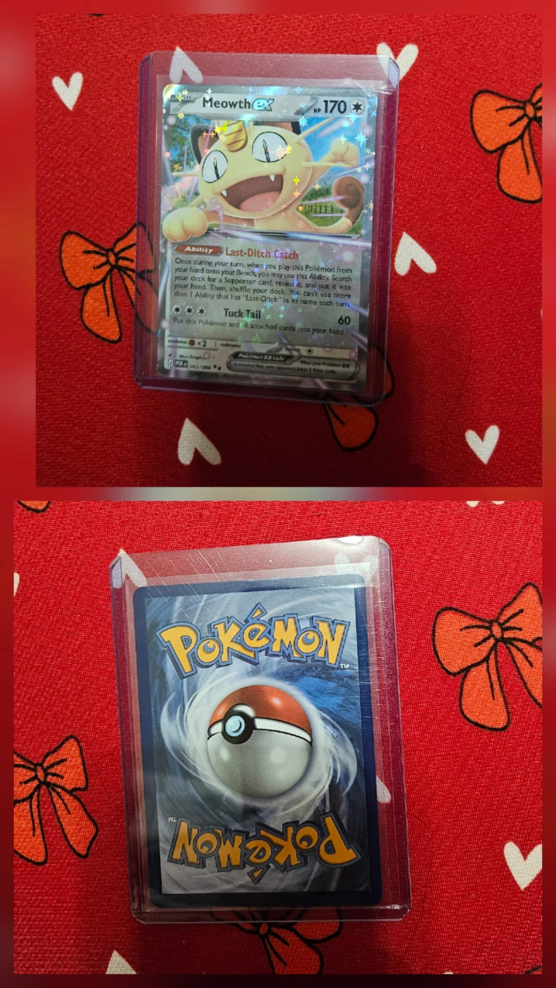 Pokémon Meowth EX Trading Card