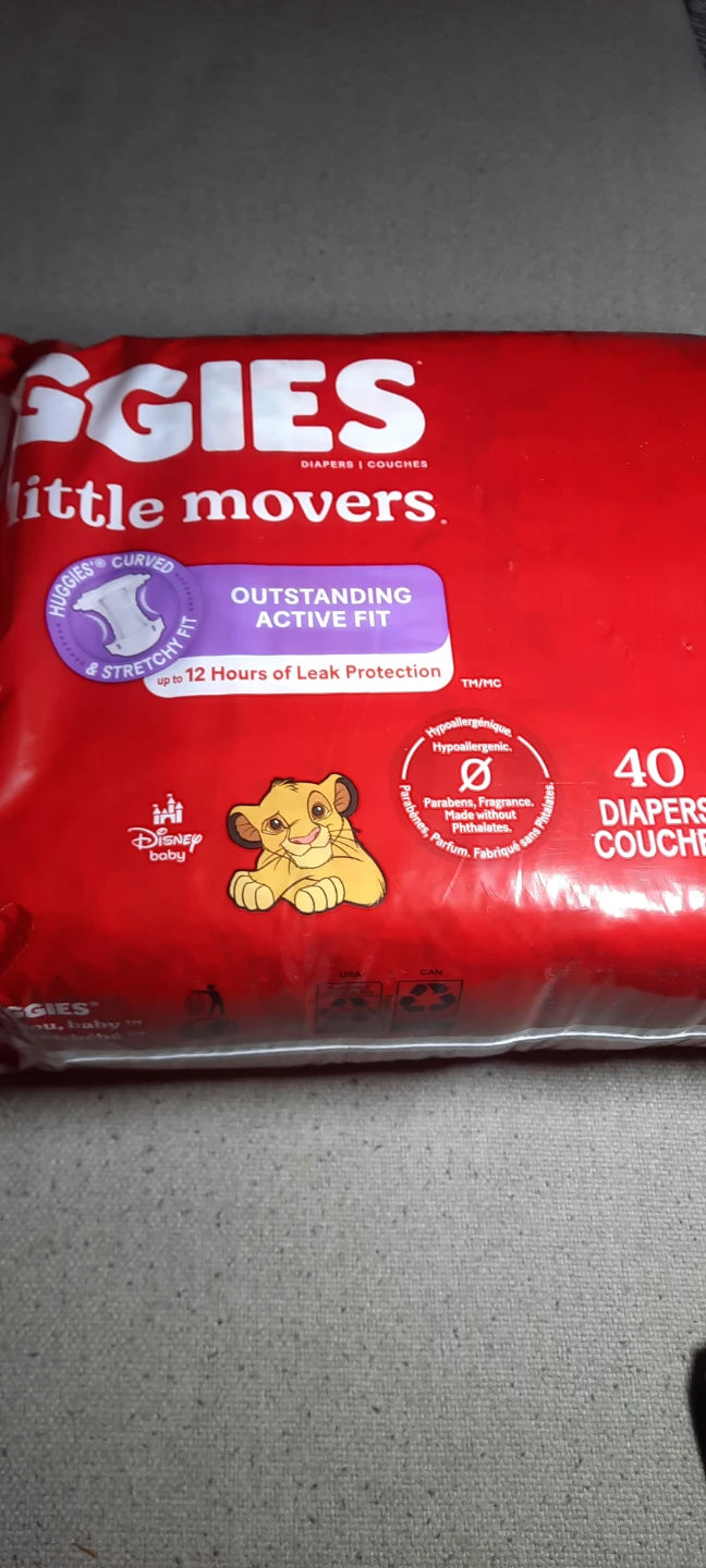 Sealed Huggies Little Movers Diapers - Size 7 - 40 Count - photo 3