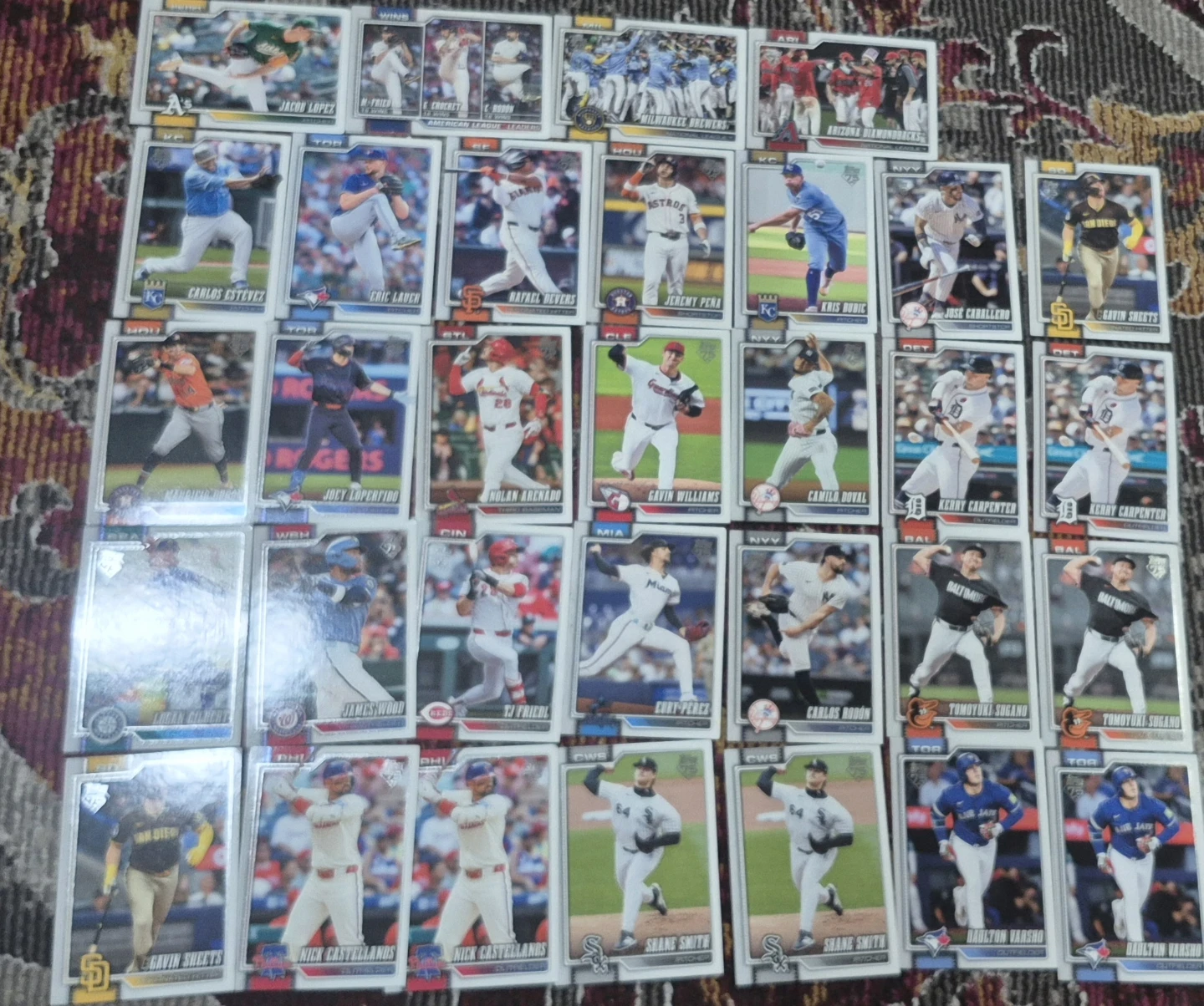 Baseball Cards Assortment