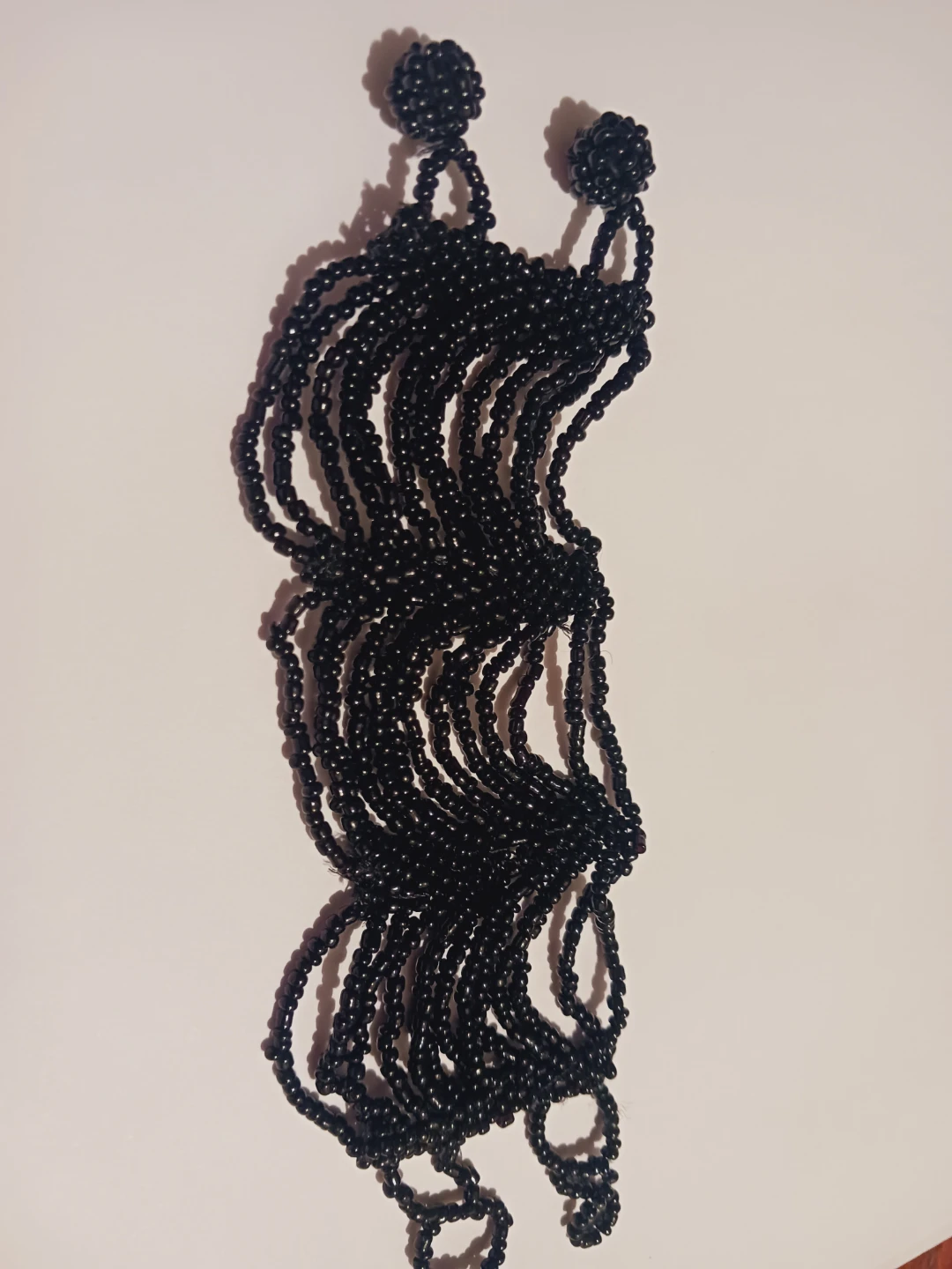 New !!Black Beaded Layered Dangle Bracelet - photo 5