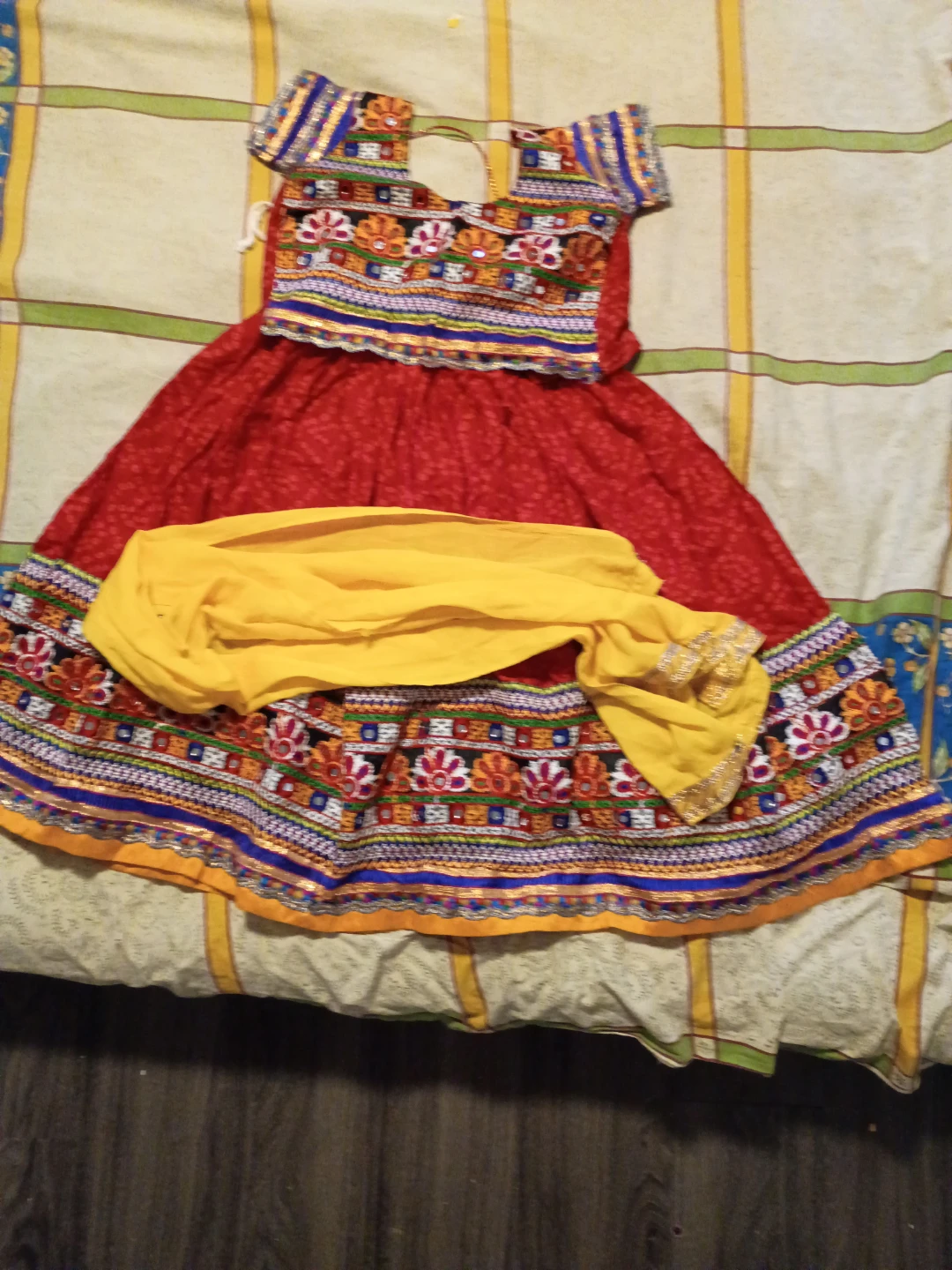 Embroidered chaniya choli with dupatta