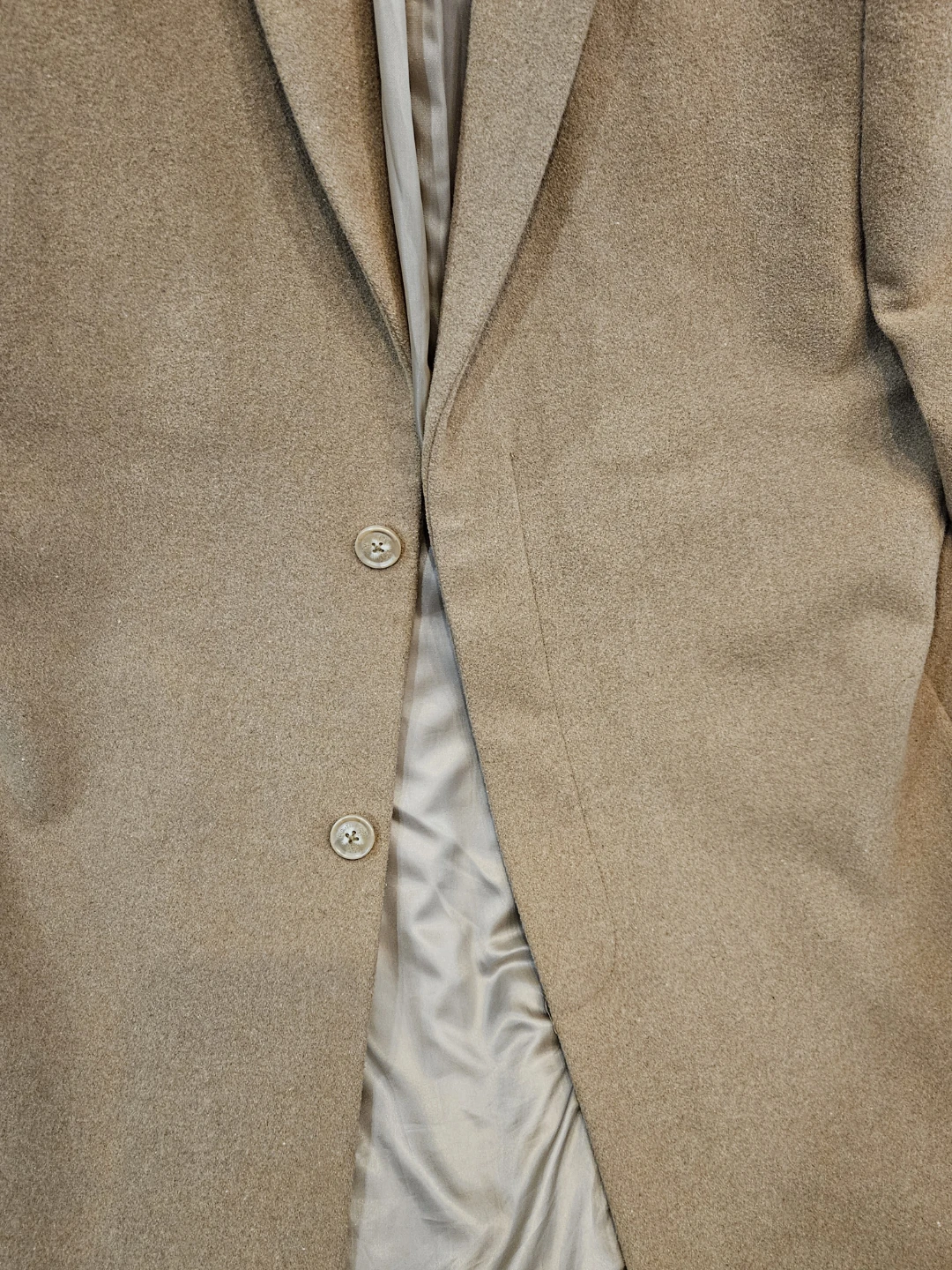 Camel Wool Blend Coat size M - photo 2