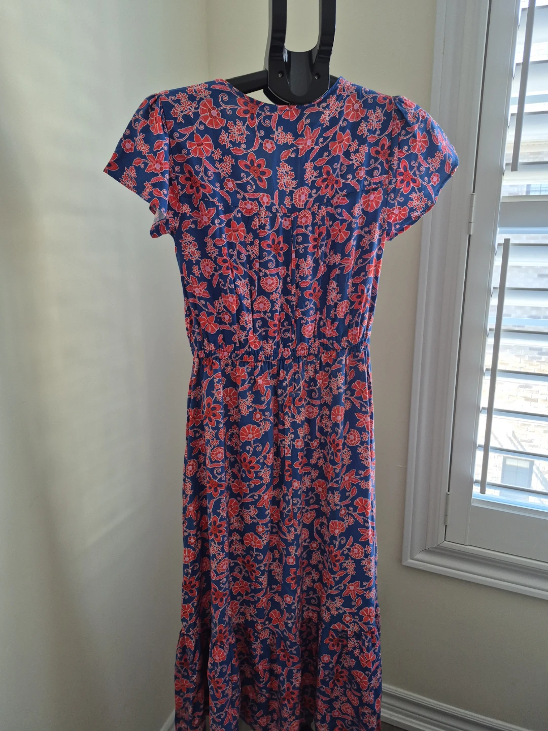 GAP Blue and pink Floral Dress - photo 2