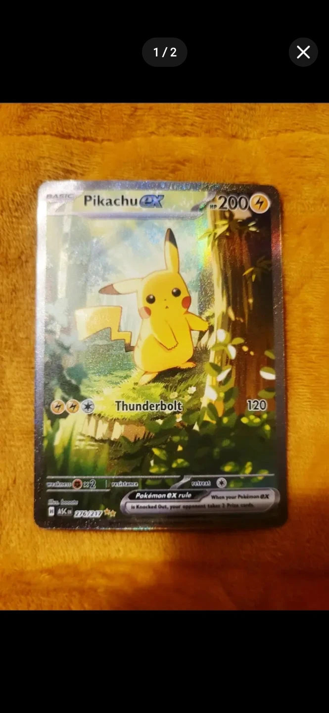 Pikachu V Pokémon Card