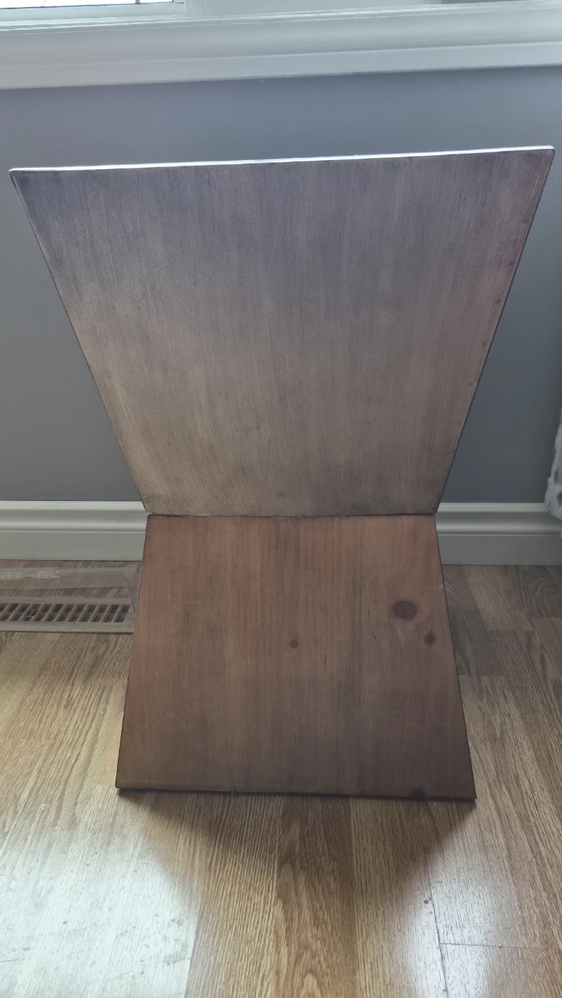 Modern geometric side table