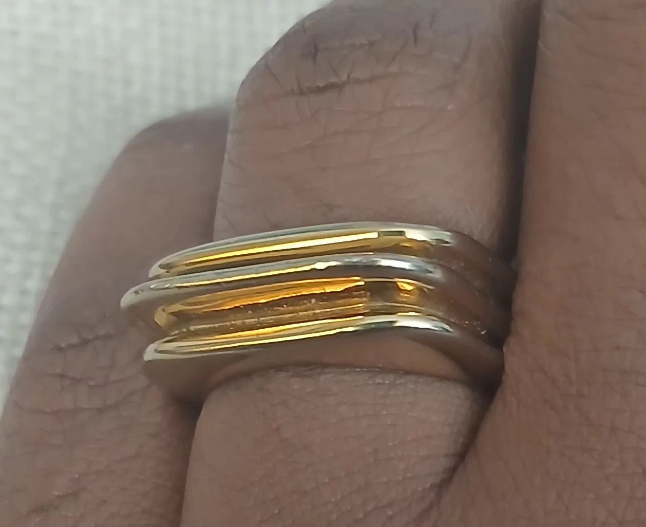 Jennybird Gold Tone Ring - photo 3