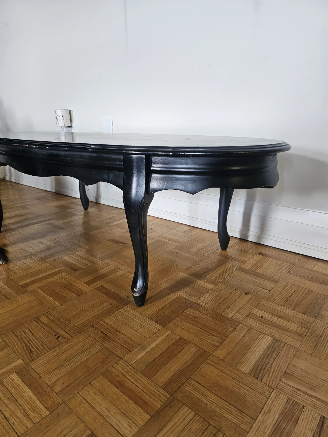 Black Oval Coffee Table - photo 3