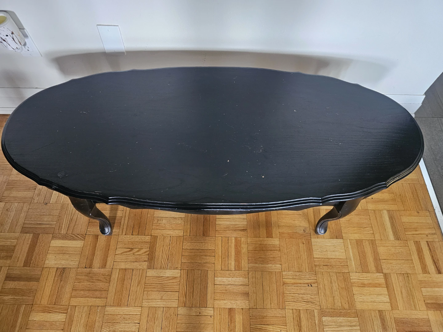 Black Oval Coffee Table - photo 4