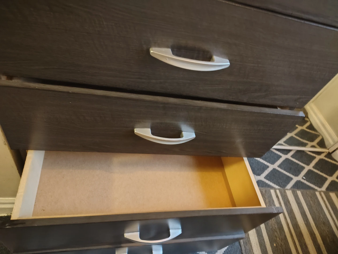 Dark Brown 5-Drawer Dresser - photo 3