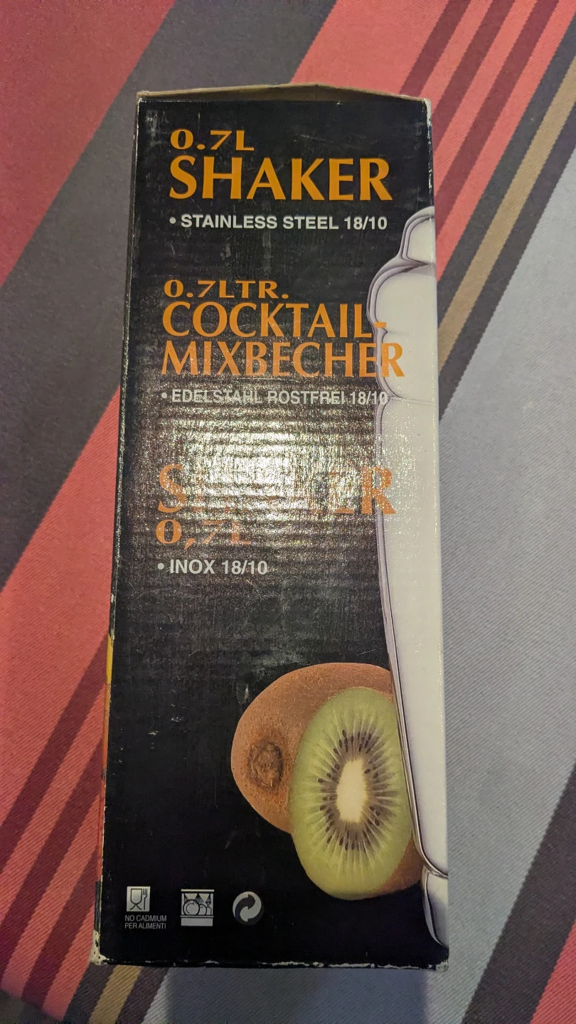0.7L Stainless Steel Cocktail Shaker - photo 3