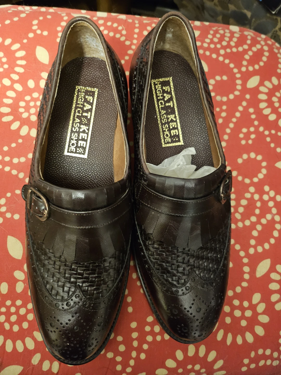 New  mens Fat Kee High Class Shoes,  size7