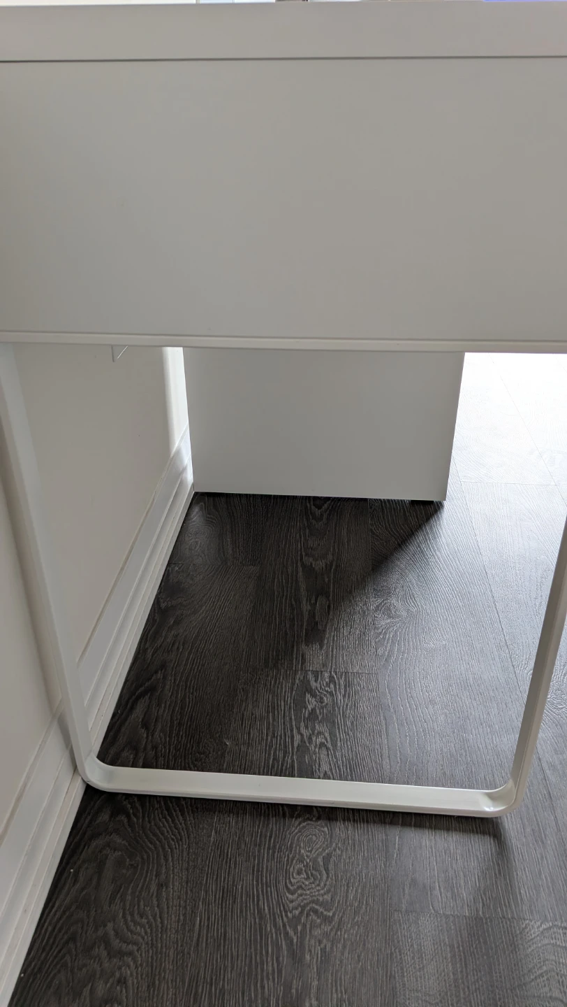 IKEA White Desk (Chair Sold Separately) - photo 4