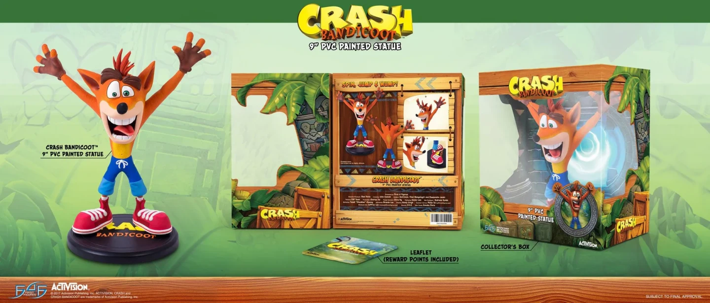 Crash Bandicoot Figure / Statue | First 4 Figures - photo 4