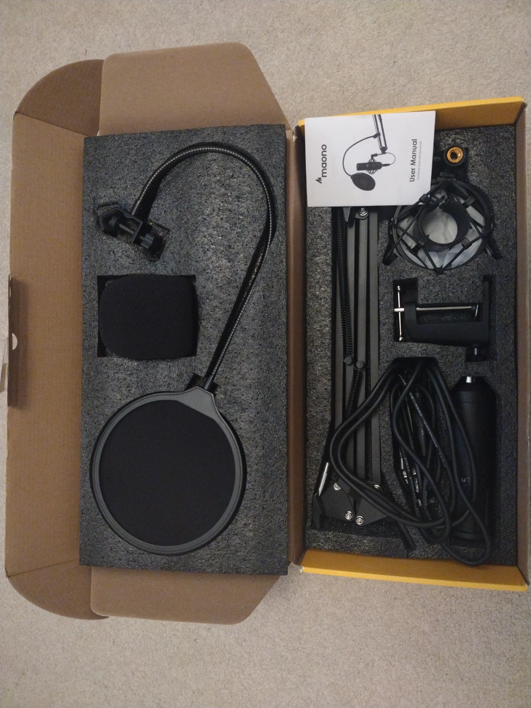 Maono Condenser Microphone Studio Set PM320 Series - photo 2