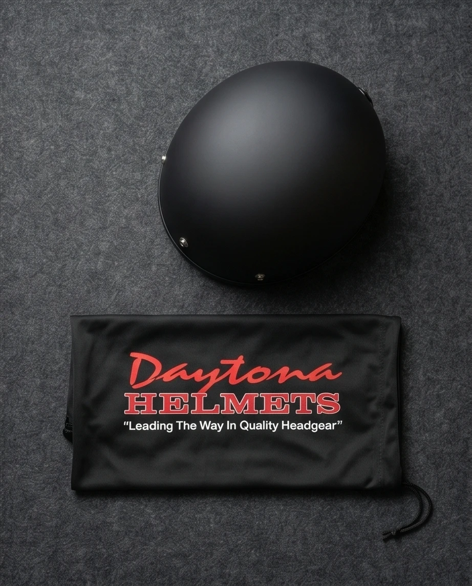 Daytona Skull Cap DOT Motorcycle Helmet - photo 5