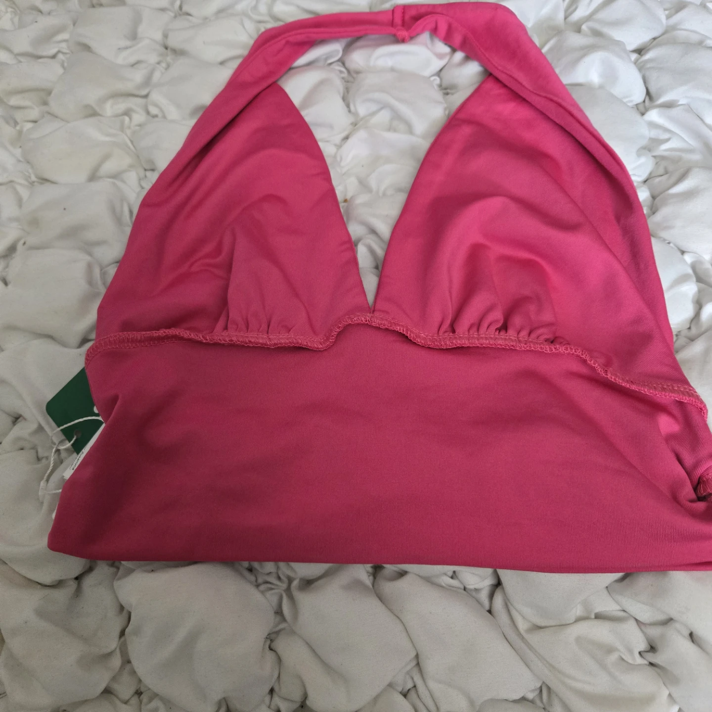 Pink Halterneck Tank Top - photo 2