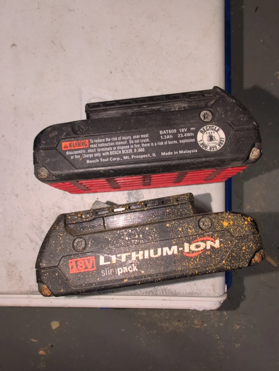 Bosch 18V Lithium-Ion SlimPack Batteries (2 Total)