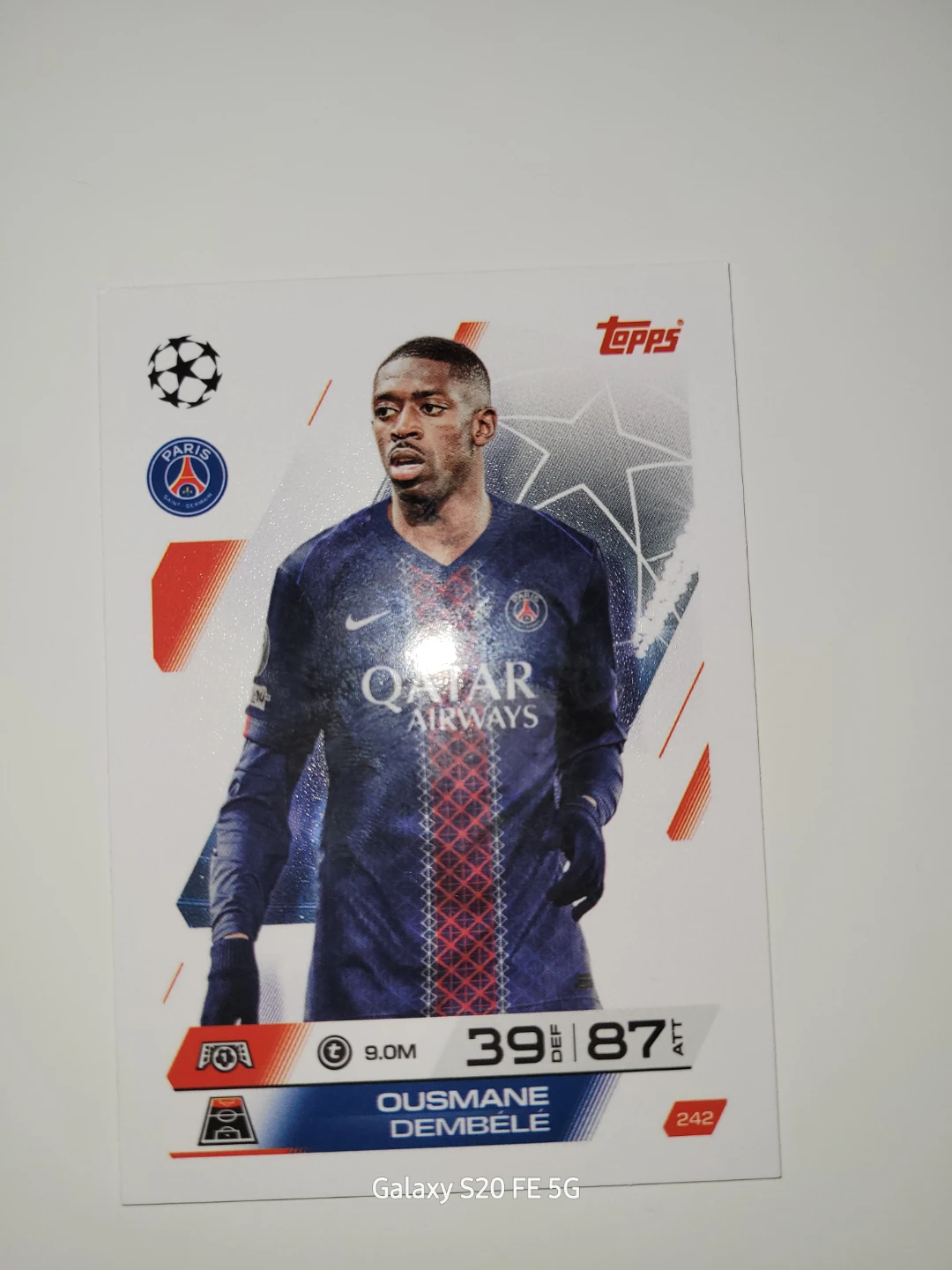 Topps Ousmane Dembele Soccer Trading Card