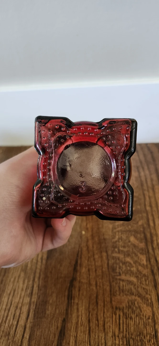 Ruby Red Glass Bud Vase - photo 3