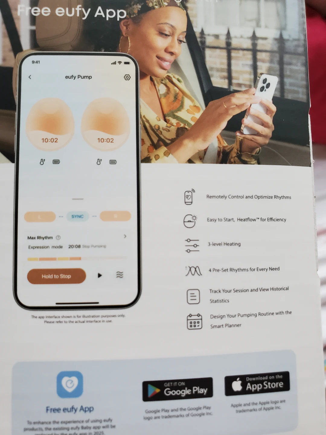 EUFY Wearable Breast Pump E20 - photo 3