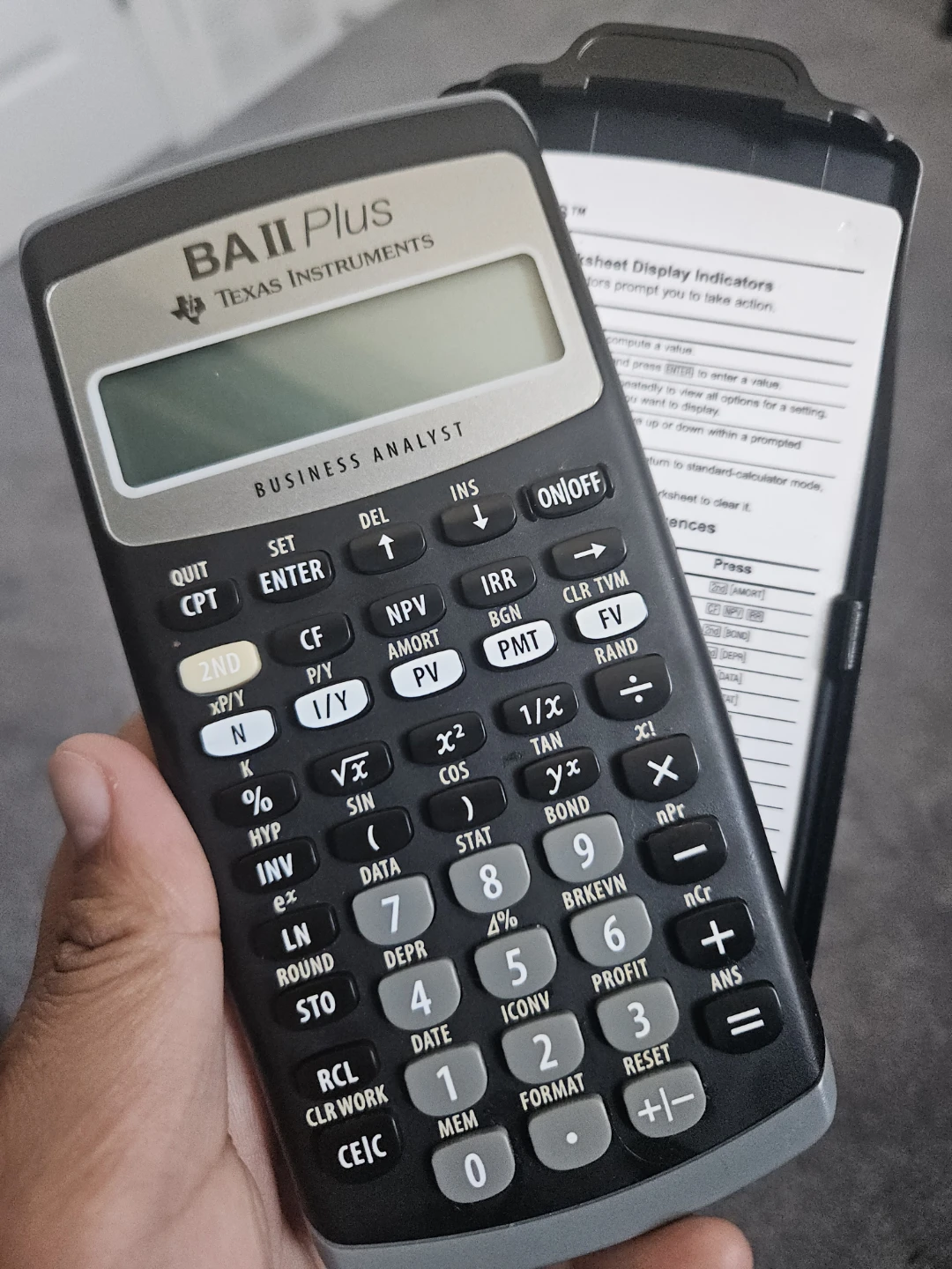 Texas Instruments BA II Plus Business Analyst Calculator