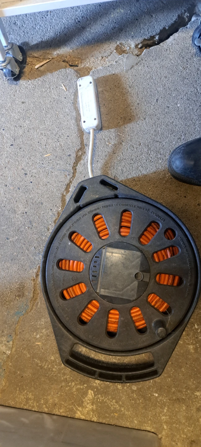 Orange Extension Cord on Reel - photo 2