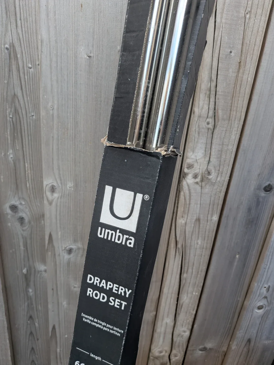 Umbra Drapery Rod Set