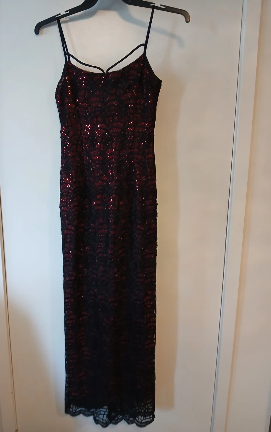 Fanny Sequin Glitter Maxi Dress.S/M. Perfect for Prom! - photo 2