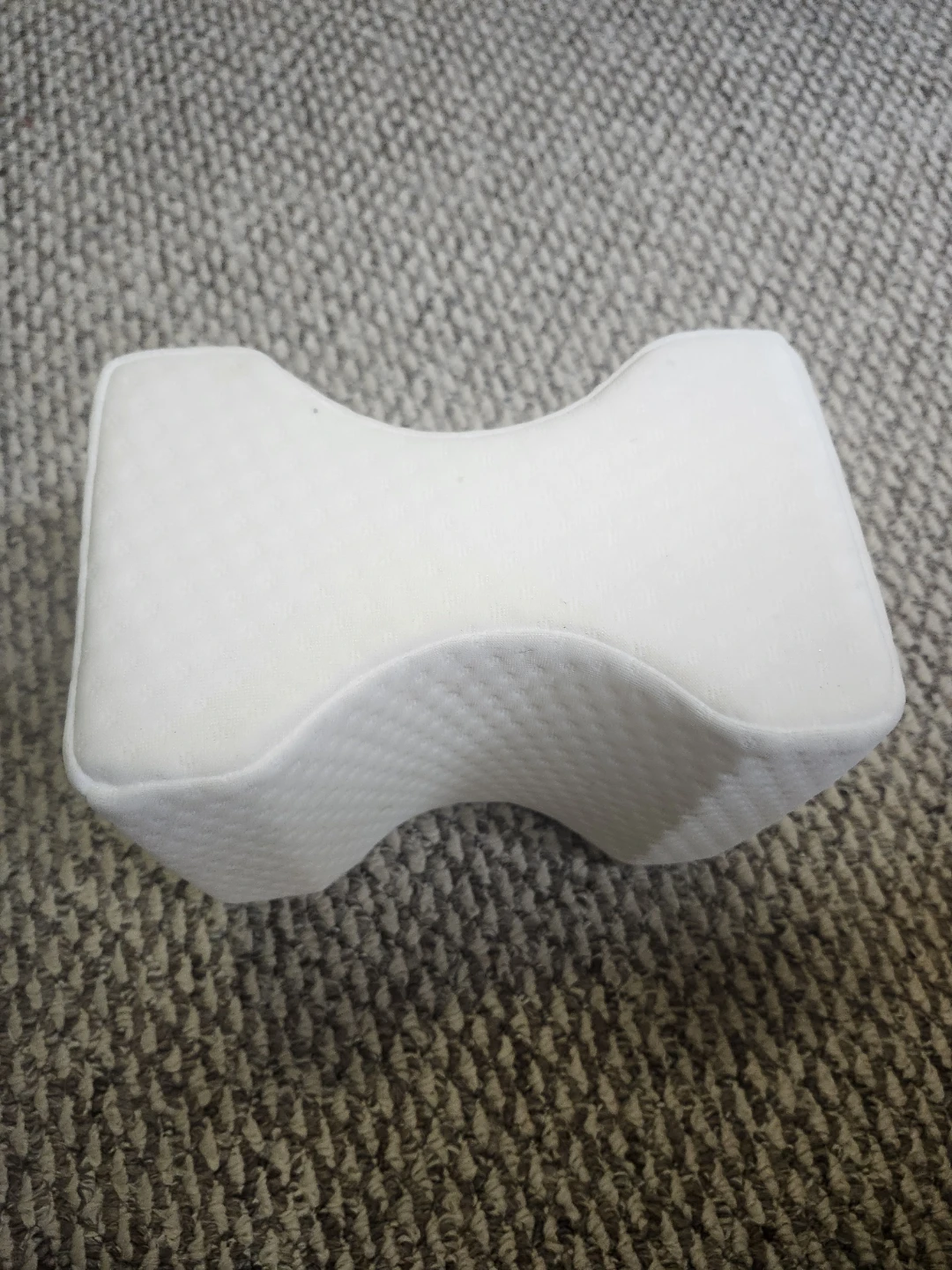 White Knee Pillow