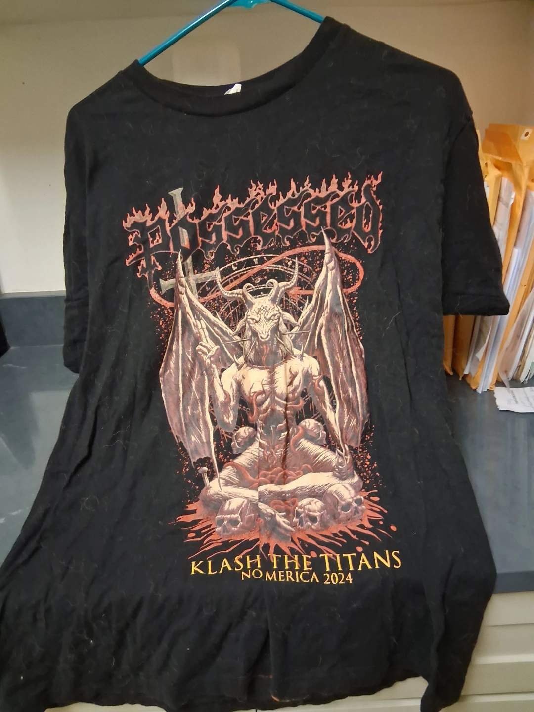 Possessed "Klash of the Titans" North America 2024 Tour T-Shirt