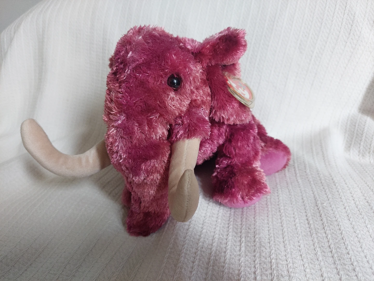 Ty Beanie Buddies Mammoth Plush Toy, Beanie buddy size